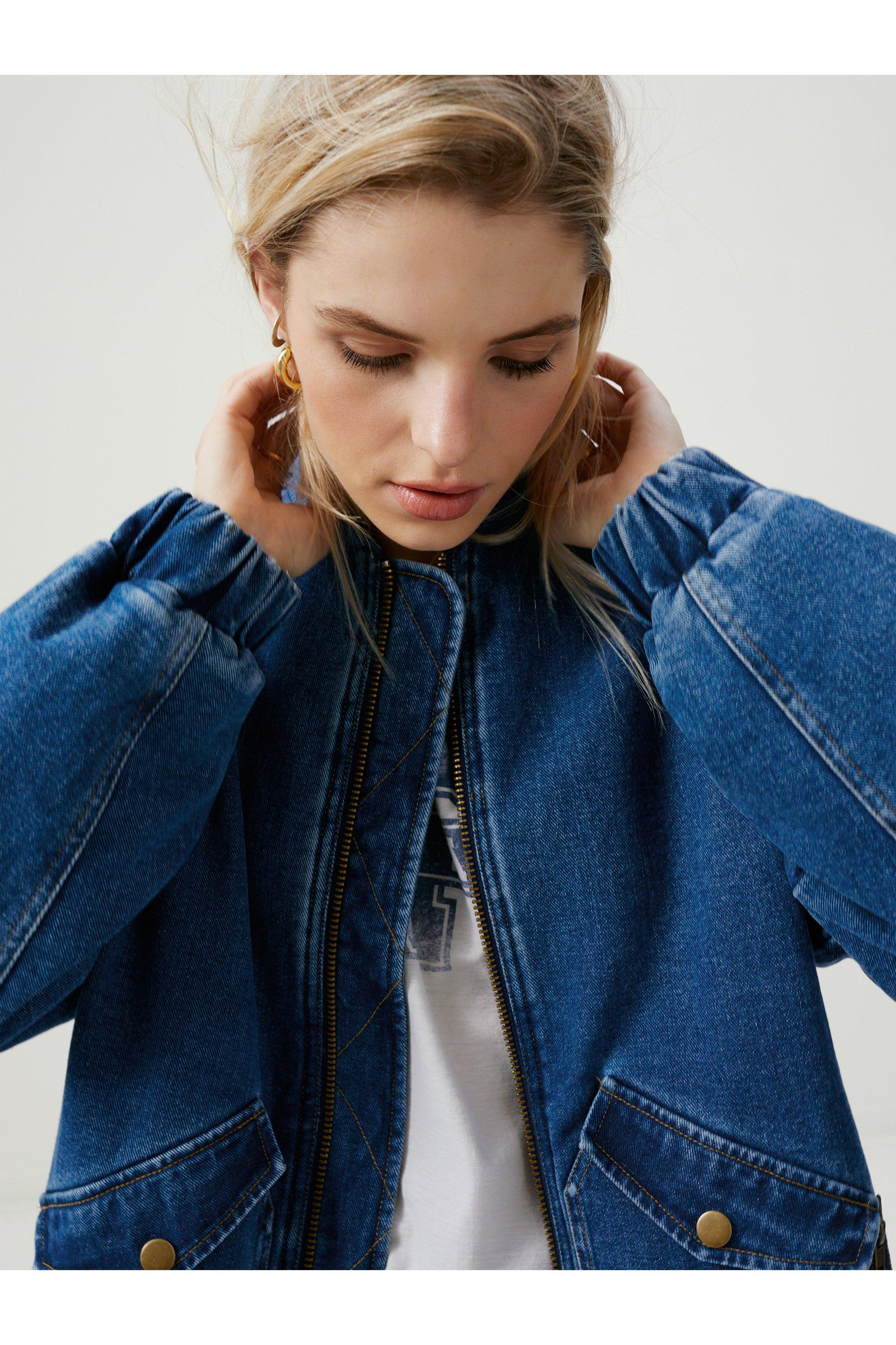 The Denim Bomber Jacket